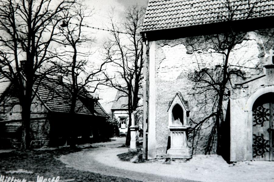 Alt St. Clemens mit der Mühle Kroos (ca. 1955)